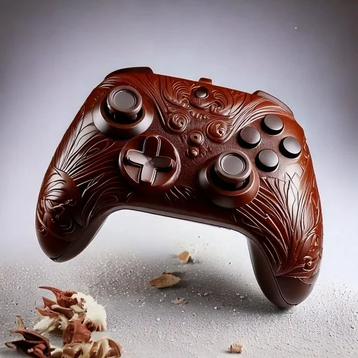 Controller concept / Carved wood