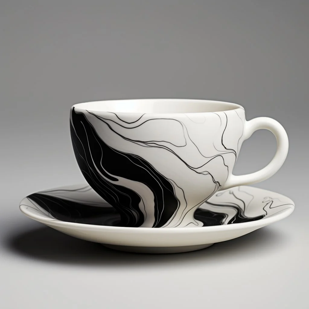 Cup / Marbled surface