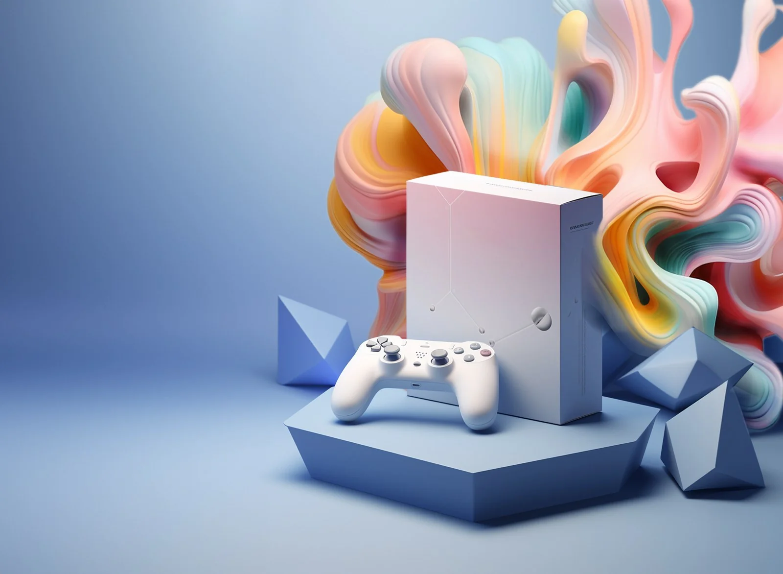 Console concept / Flowing color