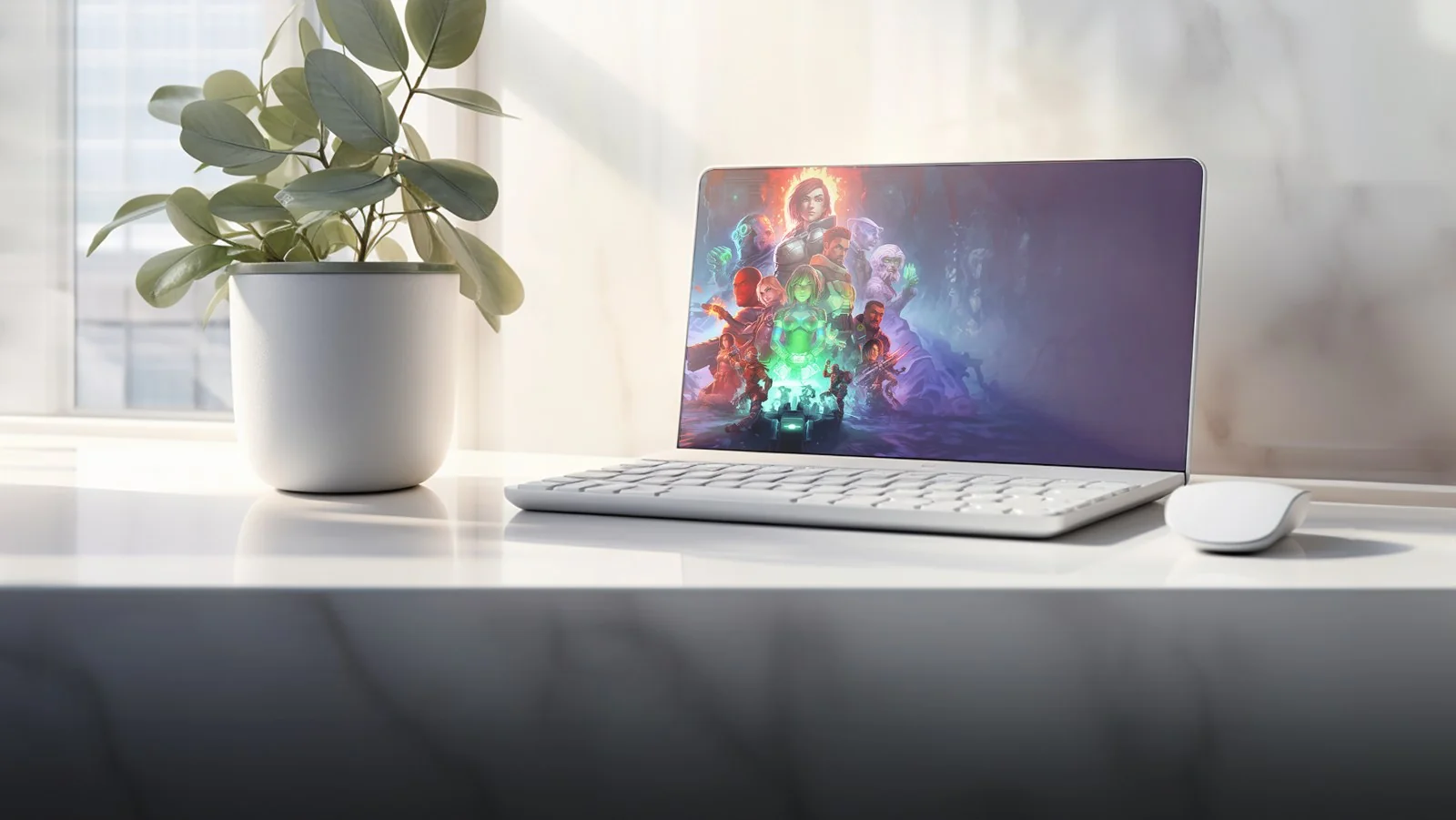 Laptop concept / Colorful display