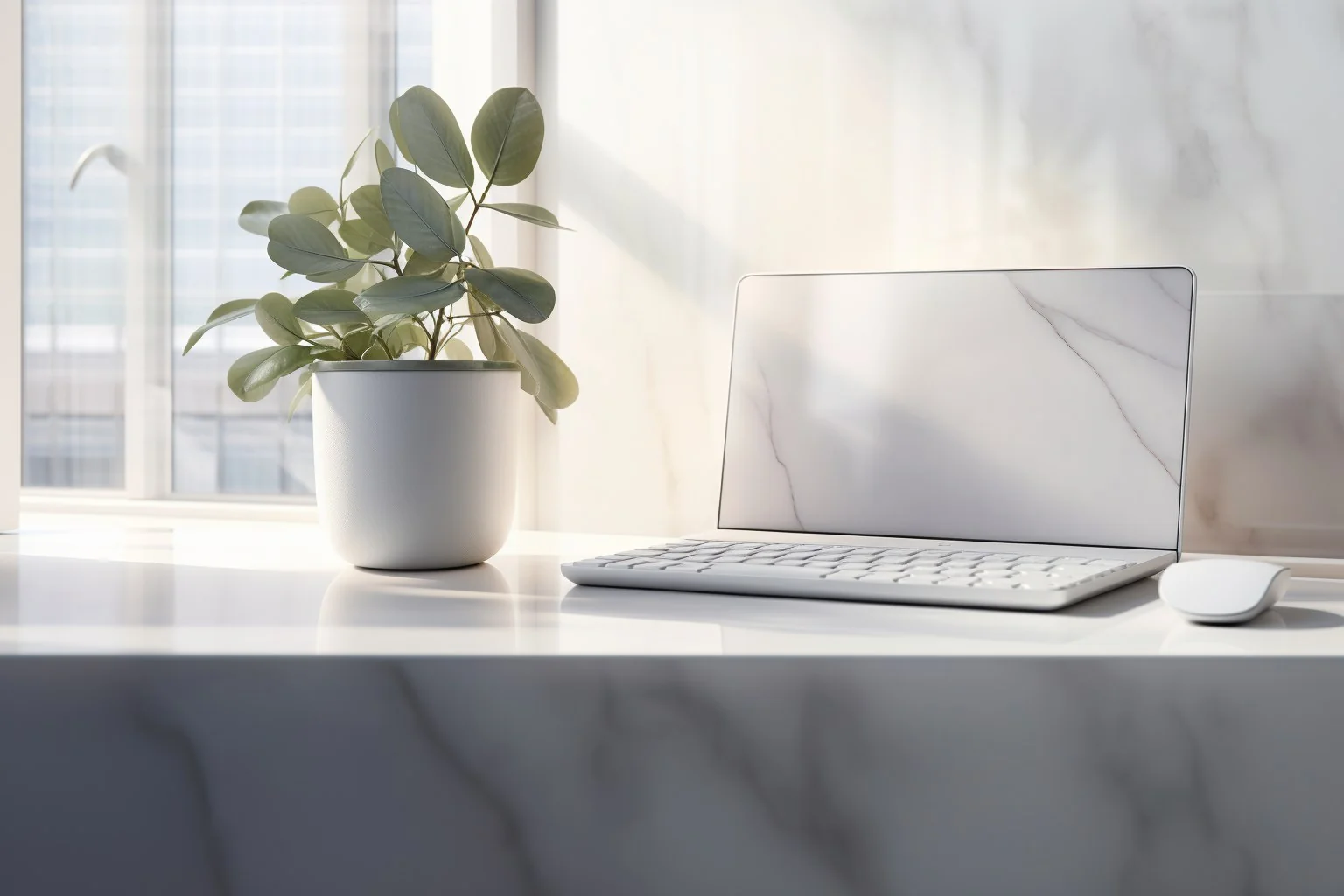Laptop concept / Quiet daylight