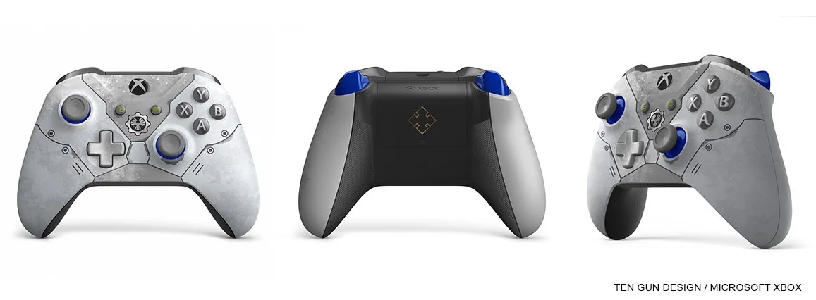 Controller / Silver and blue